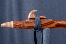 Thai Cocobolo Native American Flute, Minor, Mid A-4, #S16F